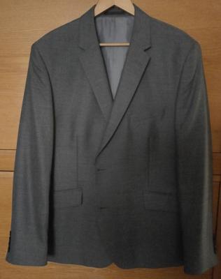 Pánský společenský šedý oblek - Obrázok č. 1