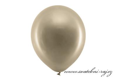 Metalické balónky v barvě latté - Obrázok č. 1