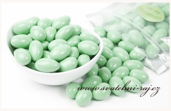 Svatební mandle mint-green - Obrázok č. 1