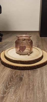 Svícny růžové 8 ks - Obrázok č. 1