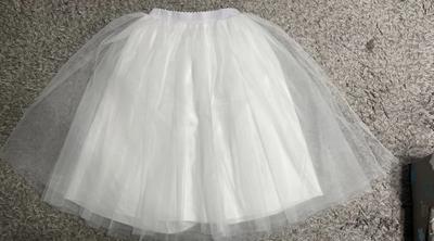 Tylová bílá sukně - Obrázok č. 1