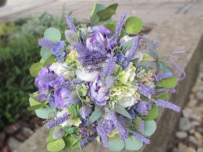 Svatební kytice "Lilac Rustik" - Obrázok č. 1