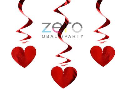 Girlanda závěsná "srdce" 3 ks (60 cm) - Obrázok č. 1