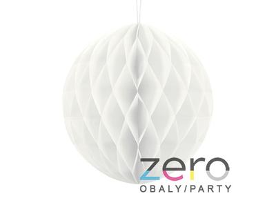 Koule papírová "Honeycomb" pr. 30 cm - bílá - Obrázok č. 1