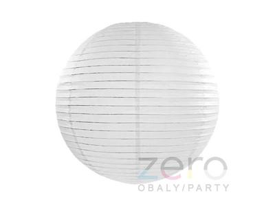 Lampión závěsný papírový pr. 35 cm - bílý - Obrázok č. 1