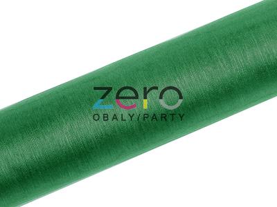 Organza 16 cm x 9 m - smaragdová - Obrázok č. 1