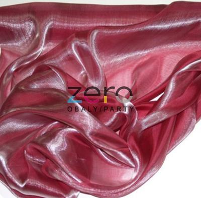 Organza saténová 47 cm x 10 y - bordó - Obrázok č. 1