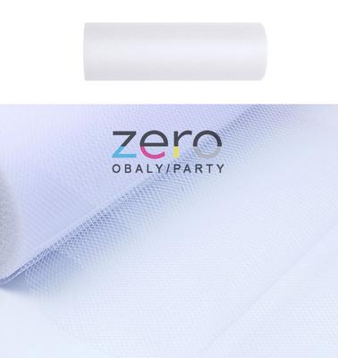 Tyl dekorační 15 cm x 9 m - bílý - Obrázok č. 1