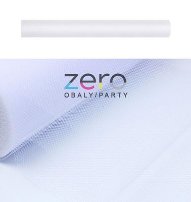 Tyl dekorační 50 cm x 9 m - bílý - Obrázok č. 1