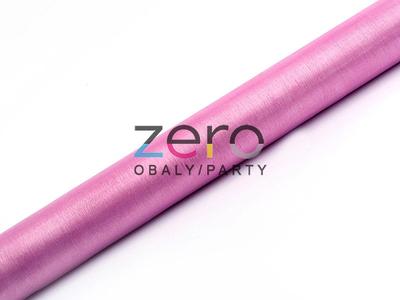 Organza 36 cm x 9 m - růžovo-fialová - Obrázok č. 1