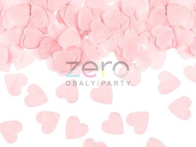 Konfety papírové 15 g "srdce" - růžová - Obrázok č. 1