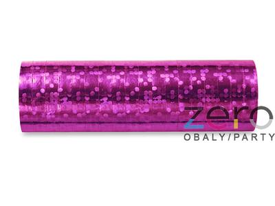 Serpentýny holografické 18 ks x 4 m - růžová - Obrázok č. 1