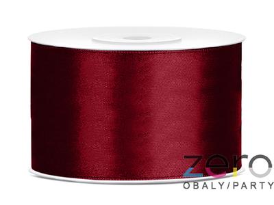 Stuha atlasová 38 mm x 25 m - bordó - Obrázok č. 1