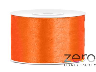 Stuha atlasová 38 mm x 25 m - oranžová - Obrázok č. 1