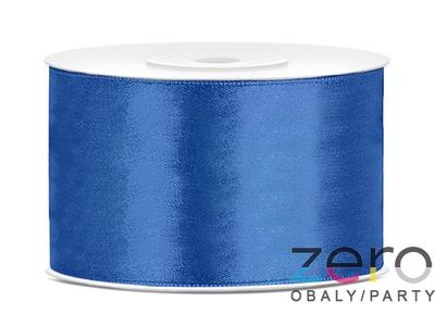 Stuha atlasová 38 mm x 25 m - královská modrá - Obrázok č. 1