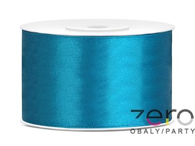 Stuha atlasová 38 mm x 25 m - tyrkysová - Obrázok č. 1