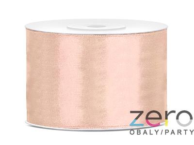 Stuha atlasová 50 mm x 25 m - broskvová - Obrázok č. 1