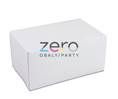 Krabice dortová 310 x 220 x 80 mm - bílá - Obrázok č. 1