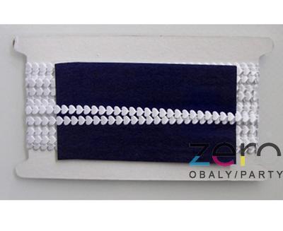 Stuha srdce 10 y - bílá - Obrázok č. 1