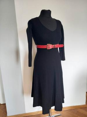 černé vlněné šaty Massimo Dutti - Obrázok č. 1