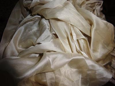 vanilková organza 70 cm x 11 metrů - Obrázok č. 1