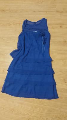 Modré šaty s kanýry - Obrázok č. 1