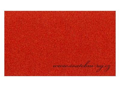 Svatební koberec červený - šíře 1 m - Obrázok č. 1