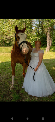 Snové svatební šaty 44-48 - Obrázok č. 1