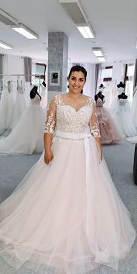 Svatební šaty 54-56 - Obrázok č. 1