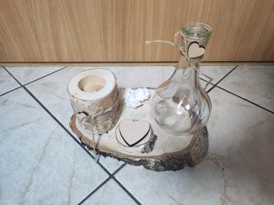 Svatební dekorace na stůl - Obrázok č. 1