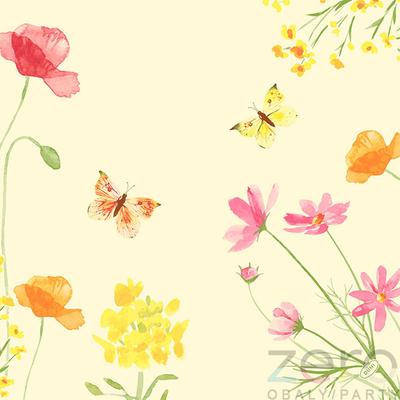 Ubrousky "Dunisoft" 40x40 cm (60 ks) - makové pole - Obrázok č. 1