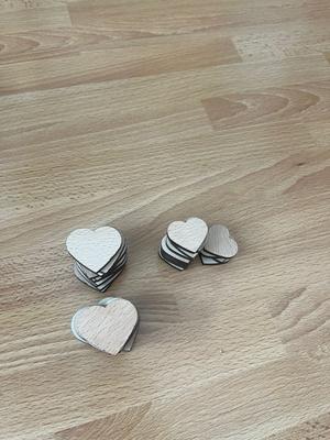 Dřevěná srdíčka z překližky - Obrázok č. 1