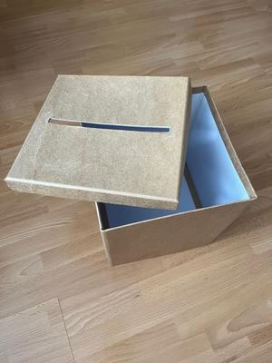 SVATEBNÍ Box na přání kraft 24 x 24 x 24 cm - Obrázok č. 1