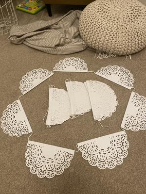 Papírová girlanda - krajka - Obrázok č. 1