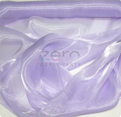 Organza saténová 47 cm x 10 y - sv. levandule - Obrázok č. 1