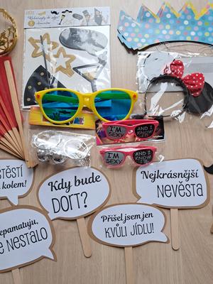 Svatební fotokoutek - rekvizity - Obrázok č. 1