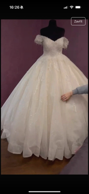 Svatební saty+ boty, korunka, šperky, květina, spodnice, zavoj - Obrázok č. 1