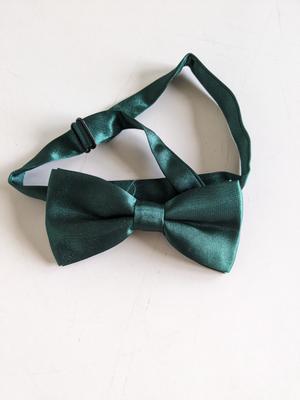 tmavě zelený chlapecký nový motýlek - Obrázok č. 1