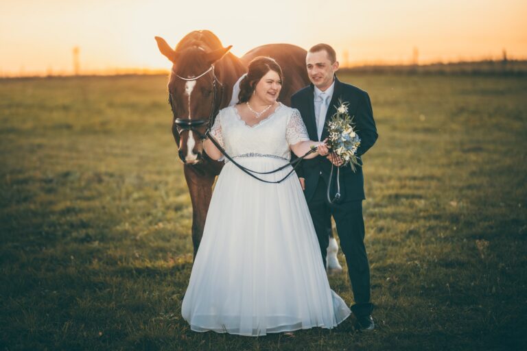 svatební fotky s koňmi